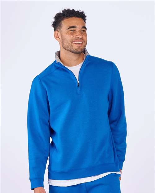 Unisex Fleece Quarter-Zip Pullover - Image 24