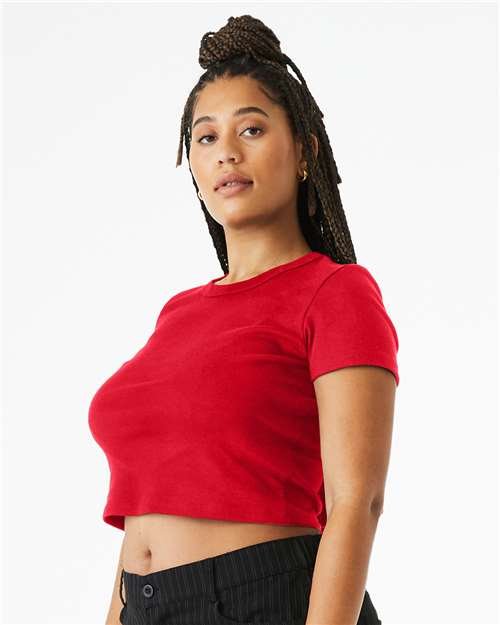 Women's Micro Rib Baby Tee - Image 44