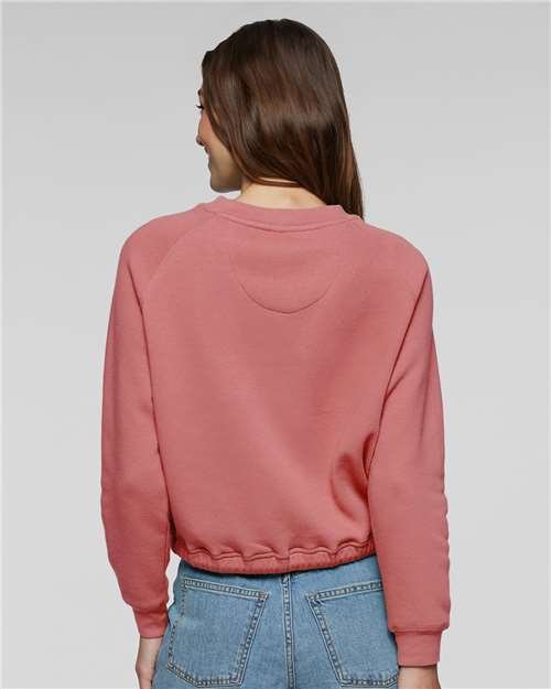 Women's Relaxed 3-End Boxy Fleece Crewneck Sweatshirt - Image 23