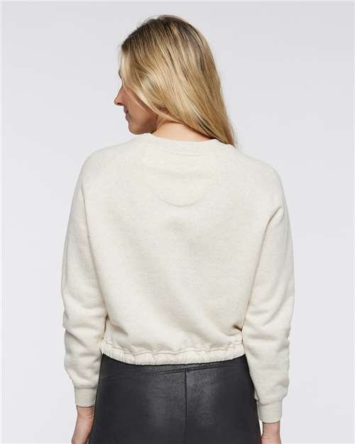 Women's Relaxed 3-End Boxy Fleece Crewneck Sweatshirt - Image 29