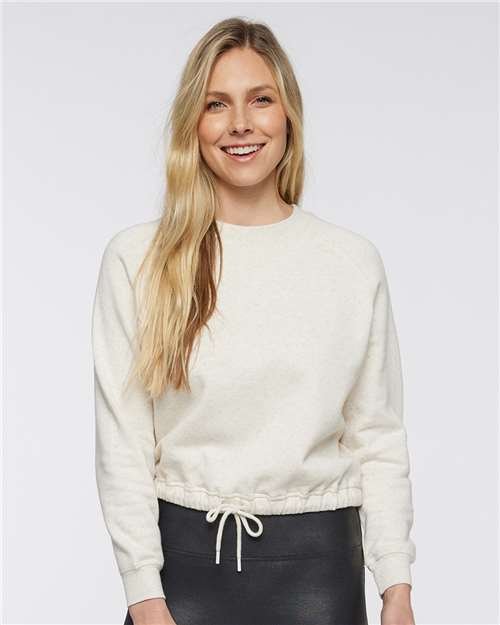 Women's Relaxed 3-End Boxy Fleece Crewneck Sweatshirt - Image 27