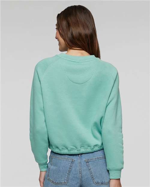 Women's Relaxed 3-End Boxy Fleece Crewneck Sweatshirt - Image 35