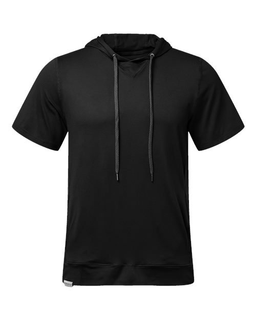 Men's Eco Revive™ Ventura Soft Knit Short Sleeve Hooded Sweatshirt - Image 5