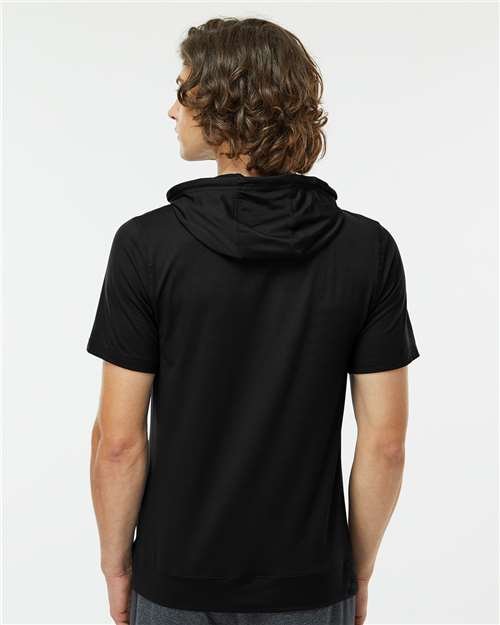 Men's Eco Revive™ Ventura Soft Knit Short Sleeve Hooded Sweatshirt - Image 10