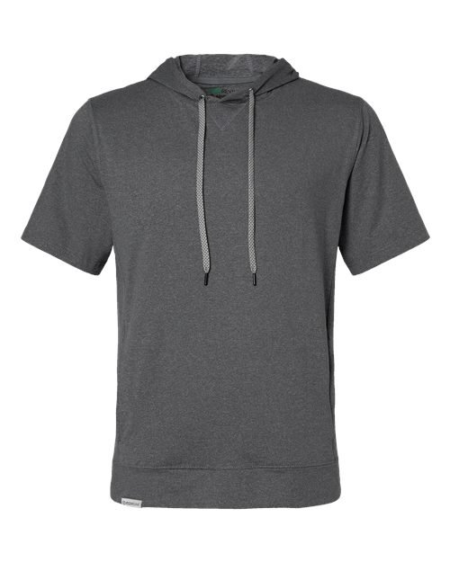Men's Eco Revive™ Ventura Soft Knit Short Sleeve Hooded Sweatshirt - Image 11