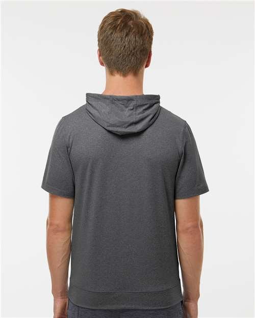 Men's Eco Revive™ Ventura Soft Knit Short Sleeve Hooded Sweatshirt - Image 16