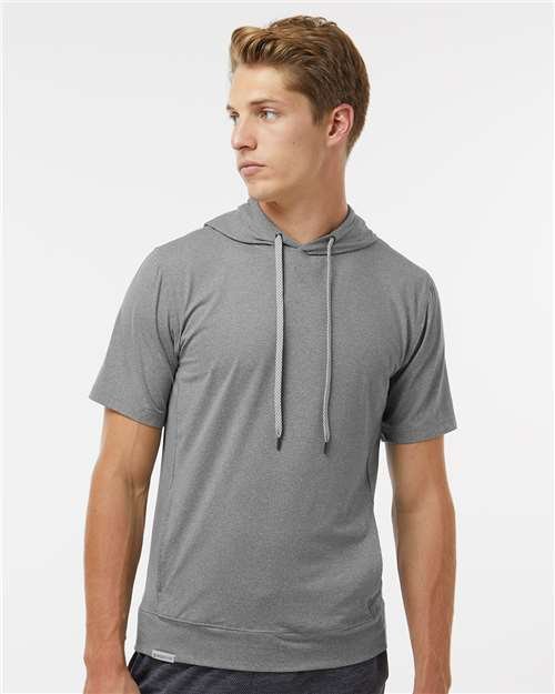 Men's Eco Revive™ Ventura Soft Knit Short Sleeve Hooded Sweatshirt - Image 20