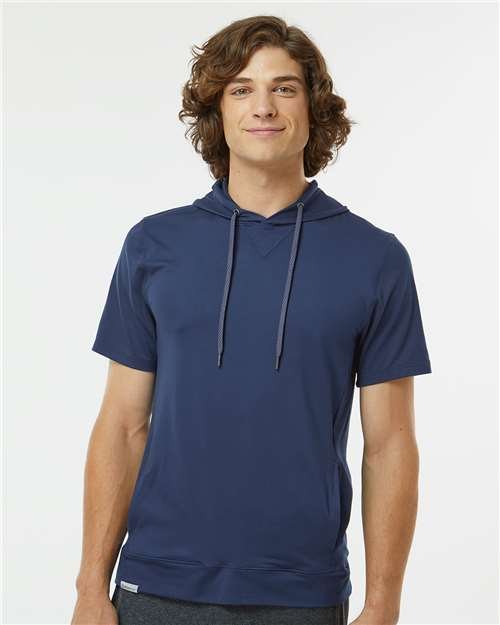 Men's Eco Revive™ Ventura Soft Knit Short Sleeve Hooded Sweatshirt - Image 26