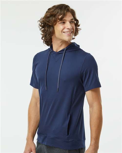 Men's Eco Revive™ Ventura Soft Knit Short Sleeve Hooded Sweatshirt - Image 27