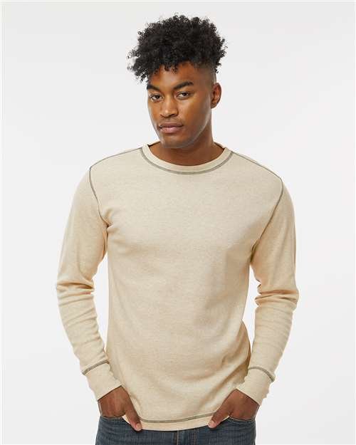 Men's Vintage Thermal Long Sleeve T-Shirt - Image 17