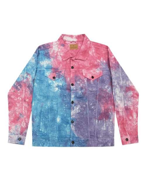 Unisex Tie-Dyed Denim Jacket - Image 4