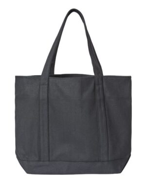 Alternative view of XL Zippered Cotton Canvas Resort Tote