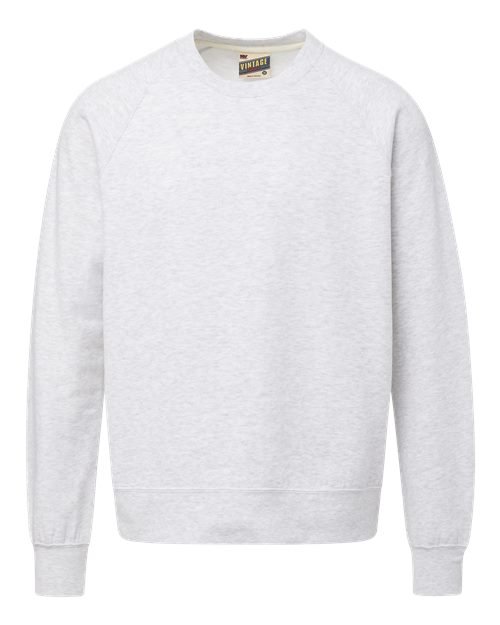 Men's Vintage Fleece Raglan Crewneck Sweatshirt - Image 5