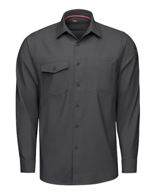 Men's Tall Cooling Long Sleeve Work Shirt - Image 8