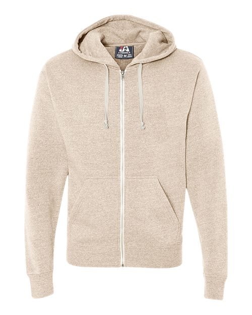 Men's Triblend Full-Zip Hooded Sweatshirt - Image 32