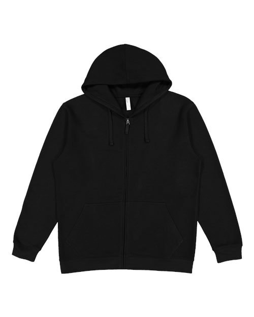 Unisex Full-Zip Fleece Hoodie Sweatshirt