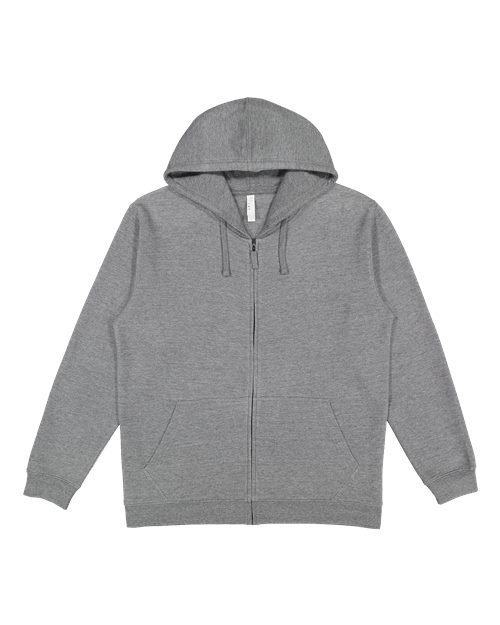 Unisex Full-Zip Fleece Hoodie Sweatshirt - Image 9