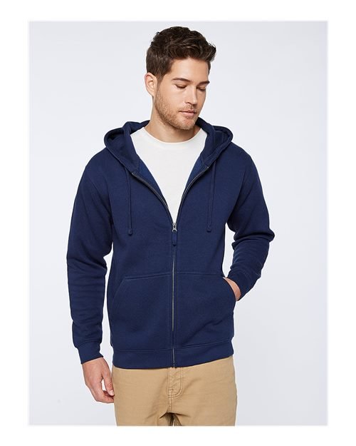 Unisex Full-Zip Fleece Hoodie Sweatshirt - Image 19