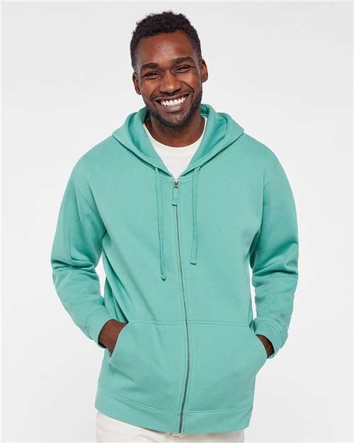Unisex Full-Zip Fleece Hoodie Sweatshirt - Image 22