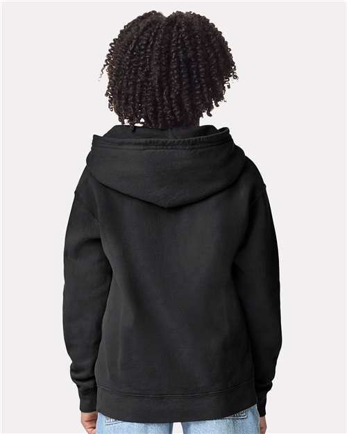 Youth Garment-Dyed Lightweight Fleece Hooded Sweatshirt - Image 6
