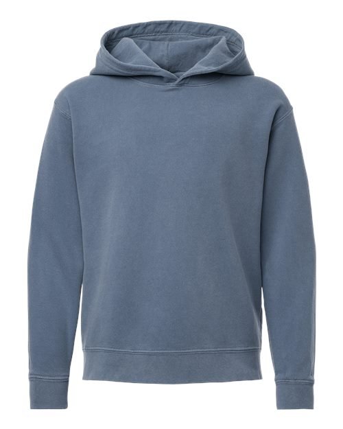 Youth Garment-Dyed Lightweight Fleece Hooded Sweatshirt - Image 8