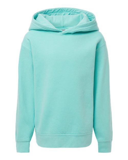 Youth Garment-Dyed Lightweight Fleece Hooded Sweatshirt - Image 14