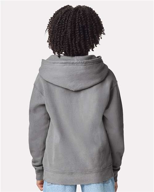 Youth Garment-Dyed Lightweight Fleece Hooded Sweatshirt - Image 31