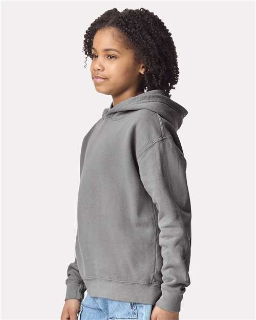 Youth Garment-Dyed Lightweight Fleece Hooded Sweatshirt - Image 30