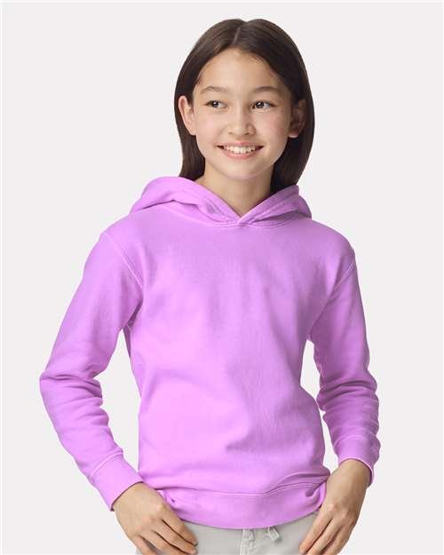 Youth Garment-Dyed Lightweight Fleece Hooded Sweatshirt - Image 41