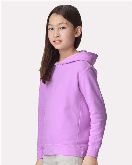 Youth Garment-Dyed Lightweight Fleece Hooded Sweatshirt - Image 42
