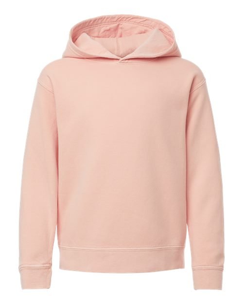 Youth Garment-Dyed Lightweight Fleece Hooded Sweatshirt - Image 44