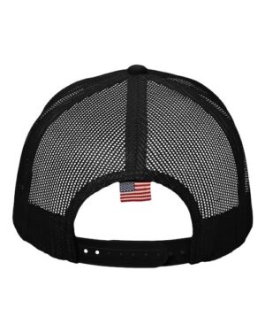 Alternative view of USA Flag Mesh Cap