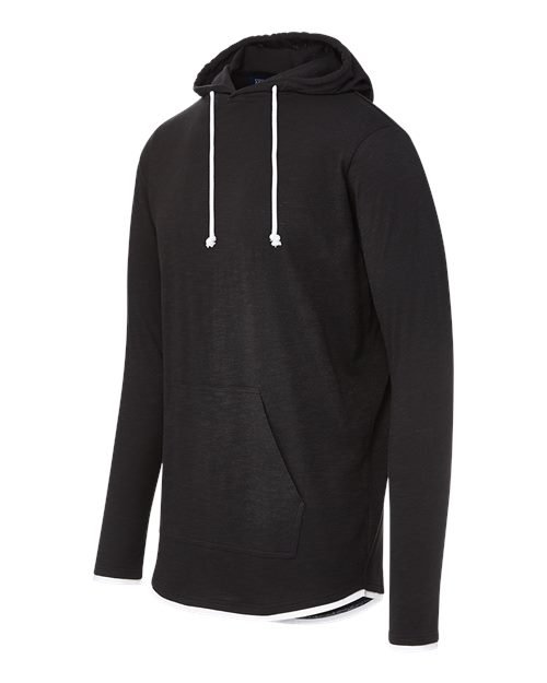 Unisex Miles Slub Hooded Long Sleeve T-Shirt - Image 3