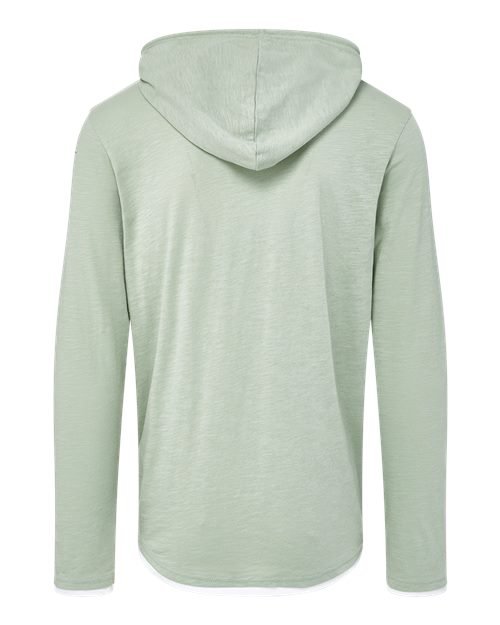 Unisex Miles Slub Hooded Long Sleeve T-Shirt - Image 12