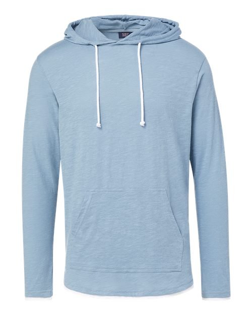 Unisex Miles Slub Hooded Long Sleeve T-Shirt - Image 17