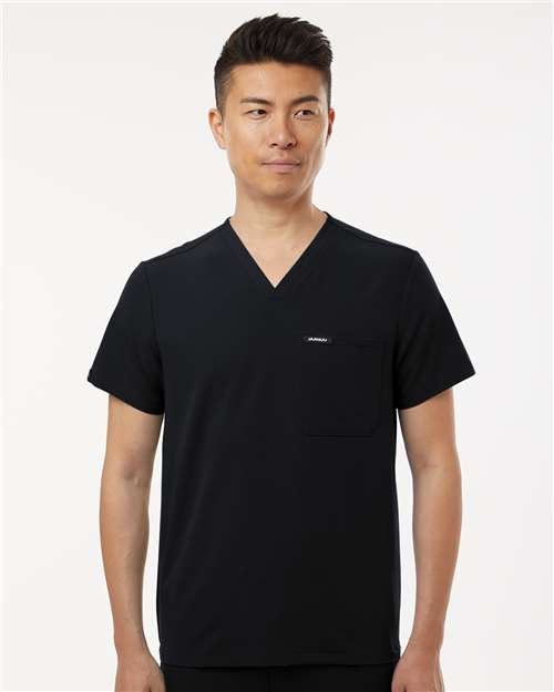 Men's Holmes Everyday 1-Pocket Scrub V-Neck Top - Image 4