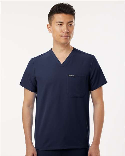 Men's Holmes Everyday 1-Pocket Scrub V-Neck Top - Image 23