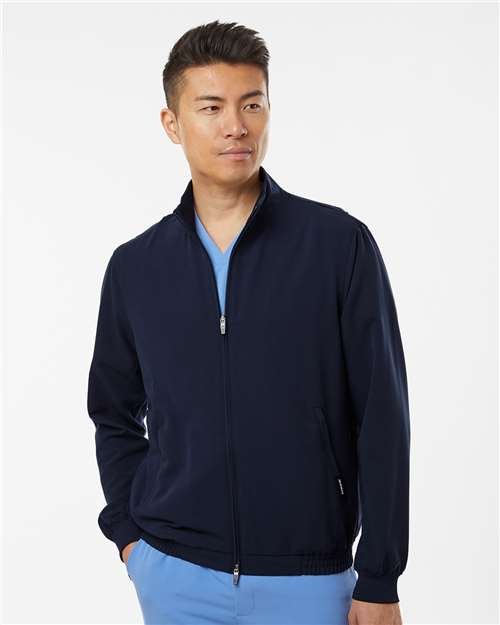 Men's Wolfe Everyday Full-Zip 6-Pocket Scrub Jacket - Image 11