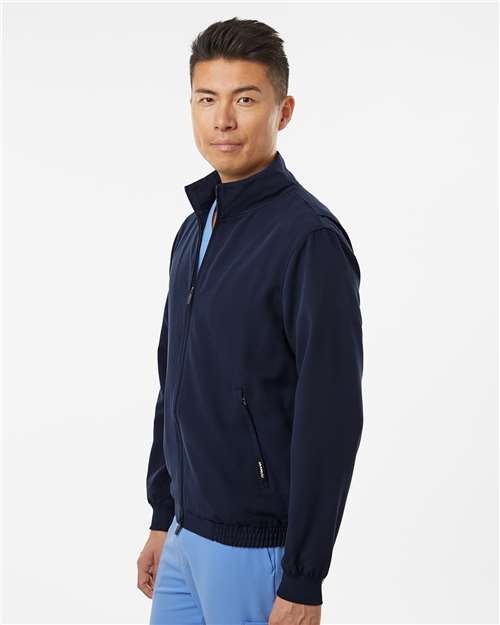 Men's Wolfe Everyday Full-Zip 6-Pocket Scrub Jacket - Image 12