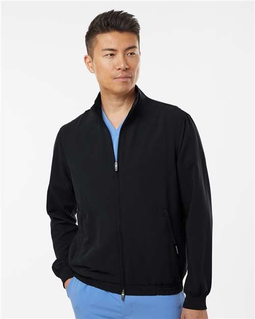 Men's Wolfe Everyday Full-Zip 6-Pocket Scrub Jacket - Image 4