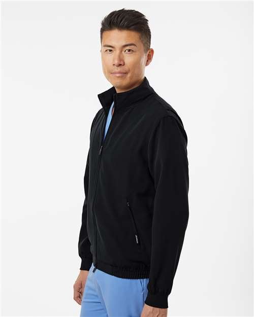 Men's Wolfe Everyday Full-Zip 6-Pocket Scrub Jacket - Image 5