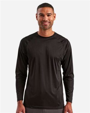 Alternative view of Unisex Panelled Long Sleeve Tech T-Shirt