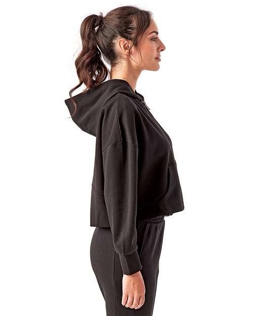 Women's Alice Half-Zip Hooded Sweatshirt - Image 3