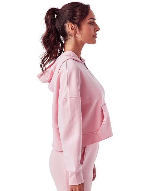 Women's Alice Half-Zip Hooded Sweatshirt - Image 20