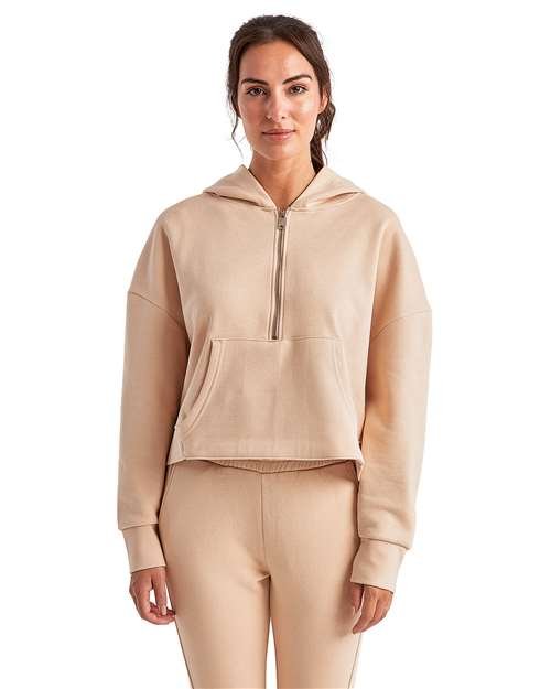 Women's Alice Half-Zip Hooded Sweatshirt - Image 23