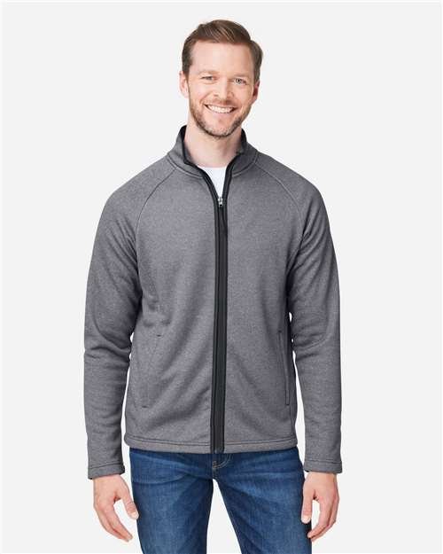 Men's Venture Heathered Stripe Full-Zip Jacket - Image 4