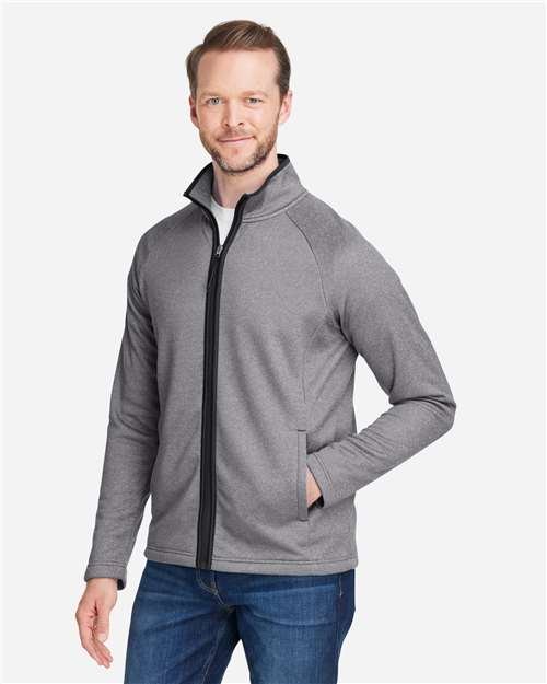 Men's Venture Heathered Stripe Full-Zip Jacket - Image 5