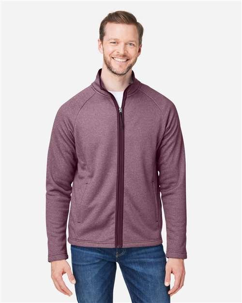 Men's Venture Heathered Stripe Full-Zip Jacket - Image 11