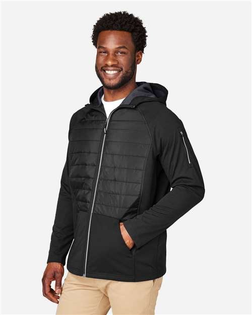 Unisex Techno Lite Hybrid Hooded Jacket - Image 5