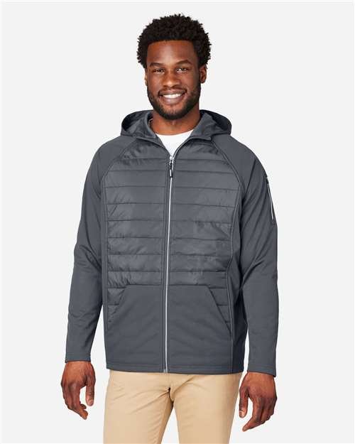 Unisex Techno Lite Hybrid Hooded Jacket - Image 11